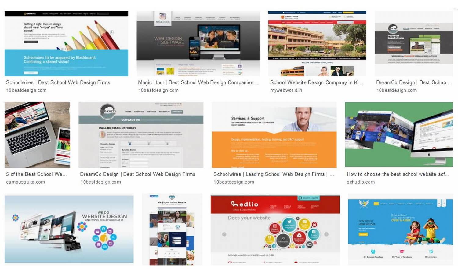 school website design companies