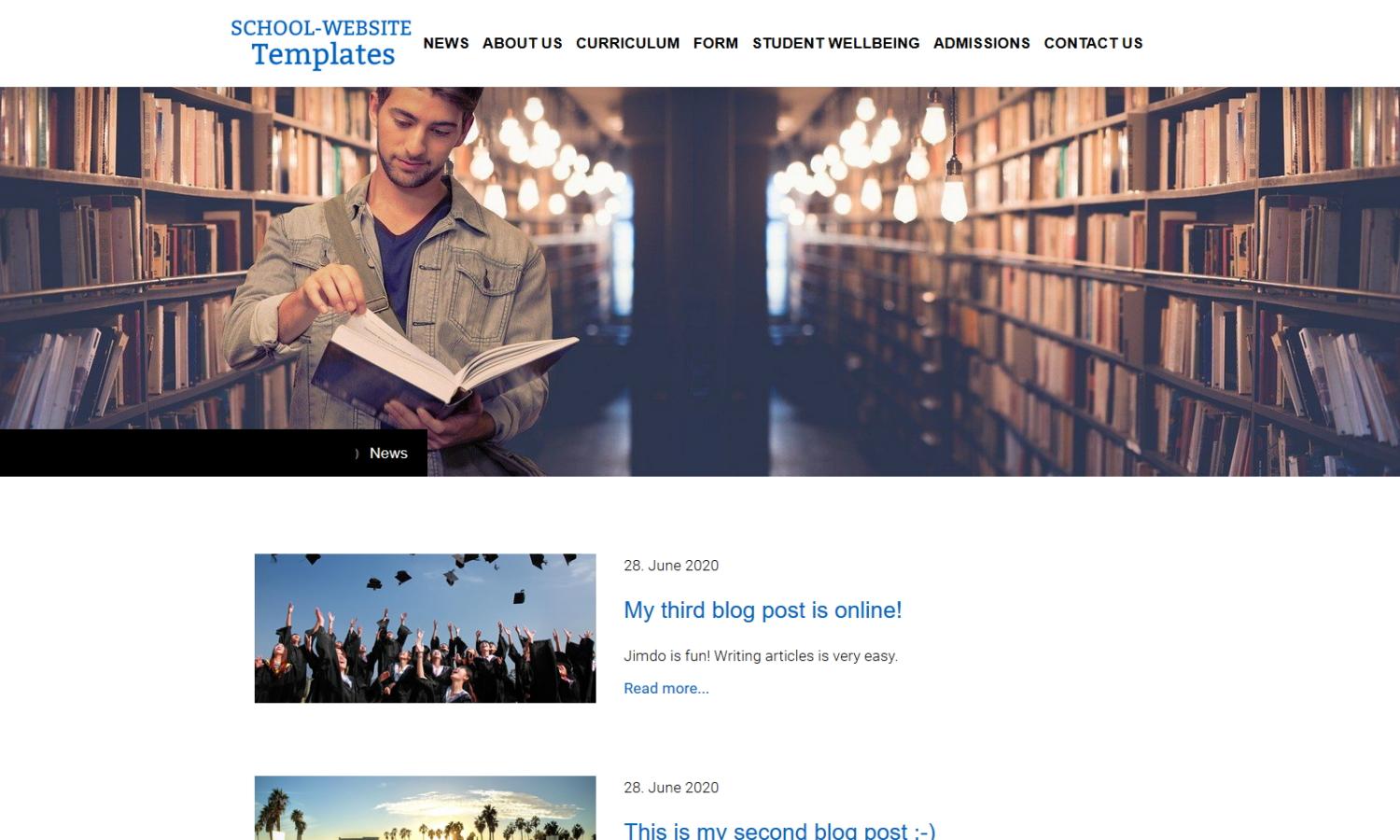 school website
